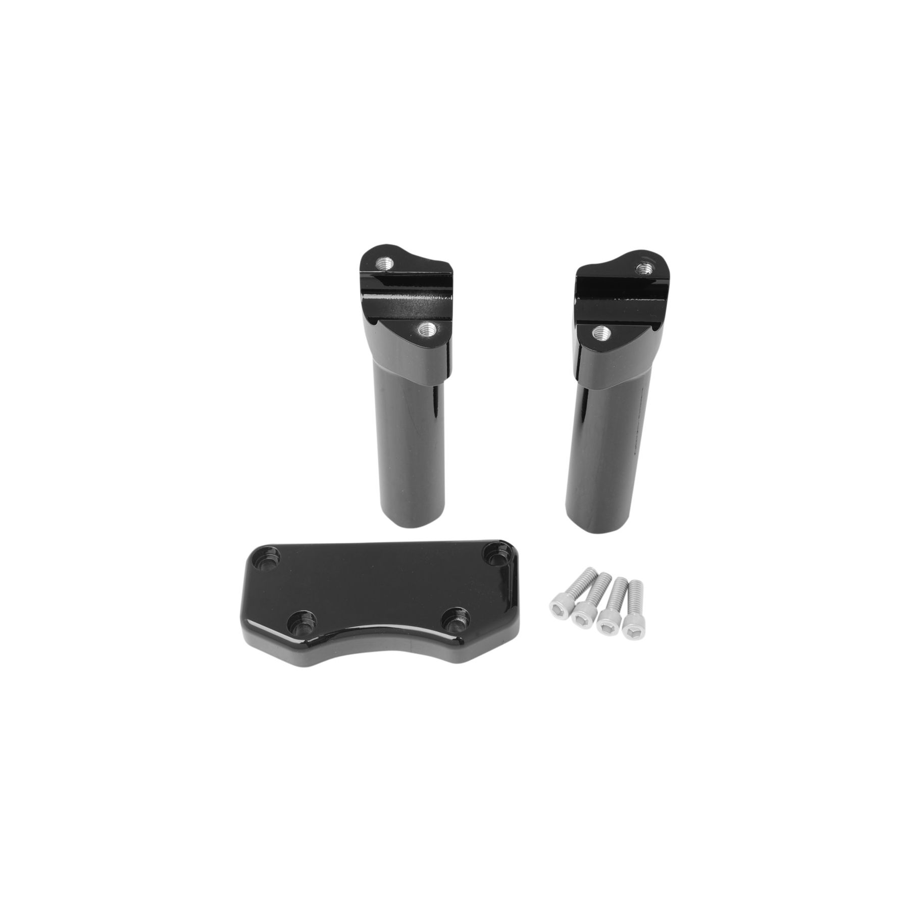 Drag Specialties Drag Specialties 1 Handlebar Risers And Top Clamp For Harley - $217.29 at J&P Cycles