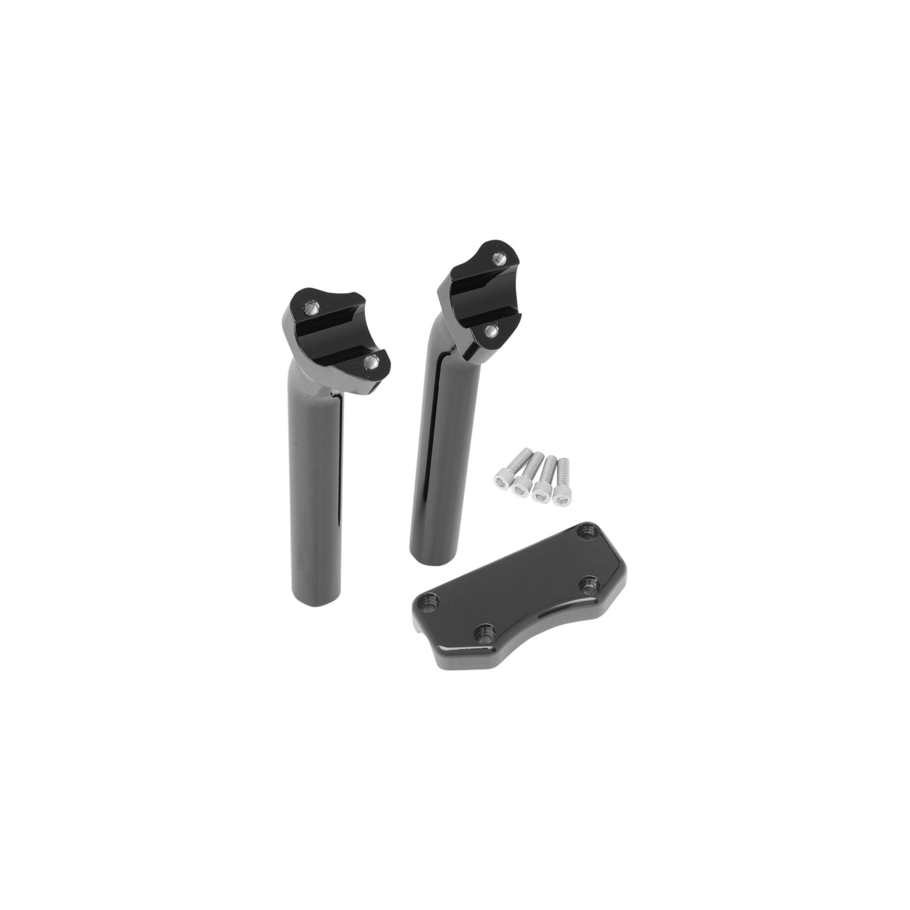 Drag Specialties Drag Specialties 1 Handlebar Risers And Top Clamp For Harley - $296.79 at J&P Cycles