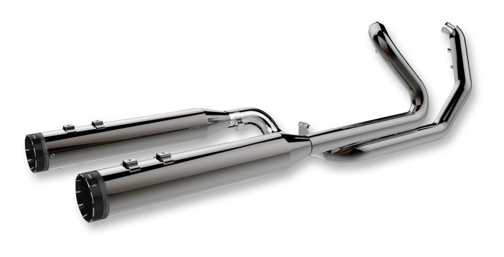 Khrome Werks Dual Exhaust For Harley Touring | JPCycles.com