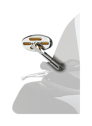 Drag Specialties Arlen Ness Stealth Mirrors With Dual Intensity