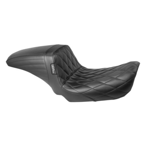 Le Pera Kickflip Diamond Stitch Seat For Harley Dyna 2006-2017