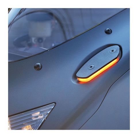 New Rage Cycles Mirror Block Off LED Turn Signals Suzuki GSXR600 / GSXR750 / GSXR1000