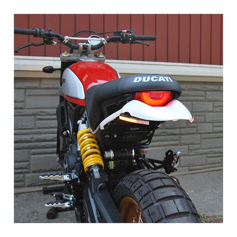 New Rage Cycles LED Fender Eliminator Ducati Scrambler Desert Sled 2017-2023