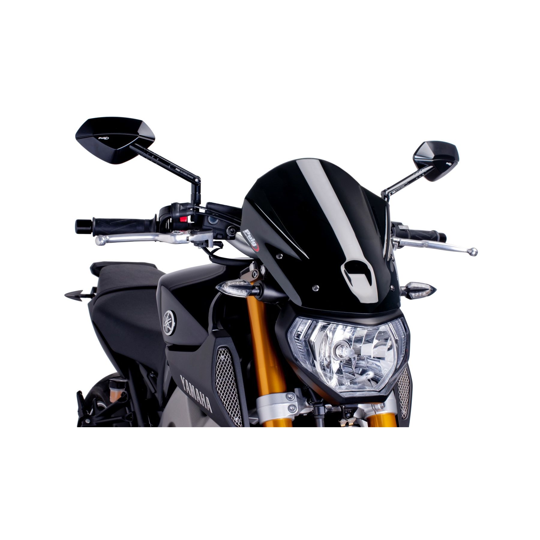 Puig Puig Touring Naked New Generation Windscreen Yamaha FZ-09 2014-2016 - $120.94 at J&P Cycles