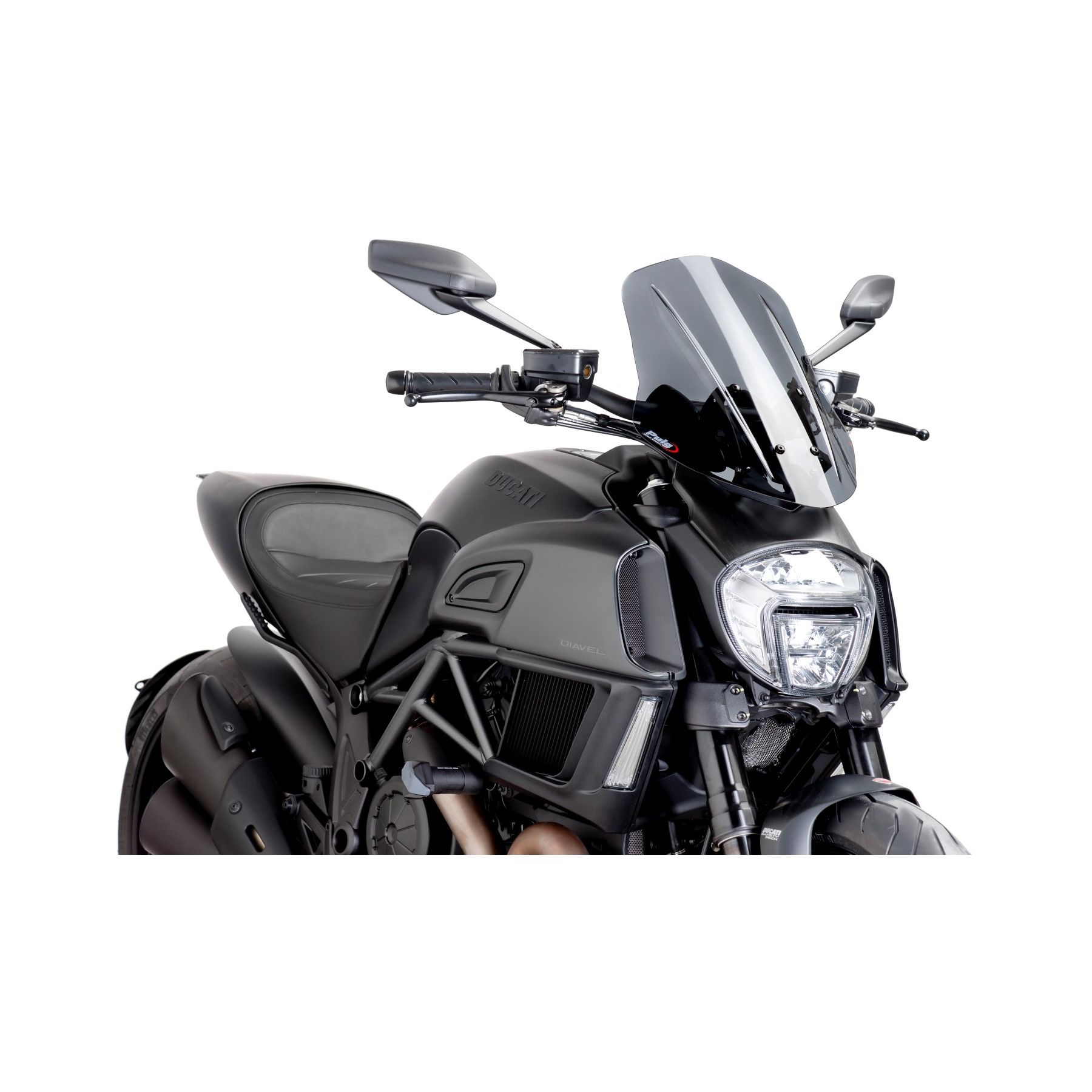Puig Puig Touring Naked New Generation Windscreen Ducati Diavel 2014-2018 - $243.77 at RevZilla