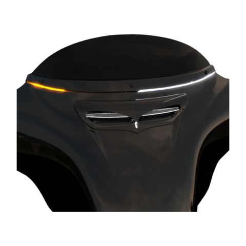 Ciro LED Windshield Fairing Trim For Harley Touring 2014-2025