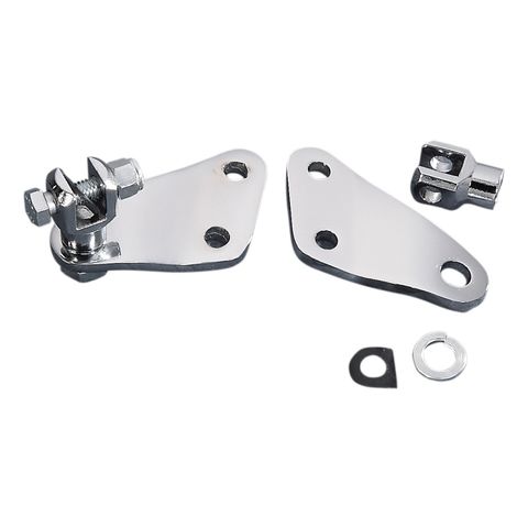 Drag Specialties Passenger Foot Peg Bracket Set For Harley 1977-1986