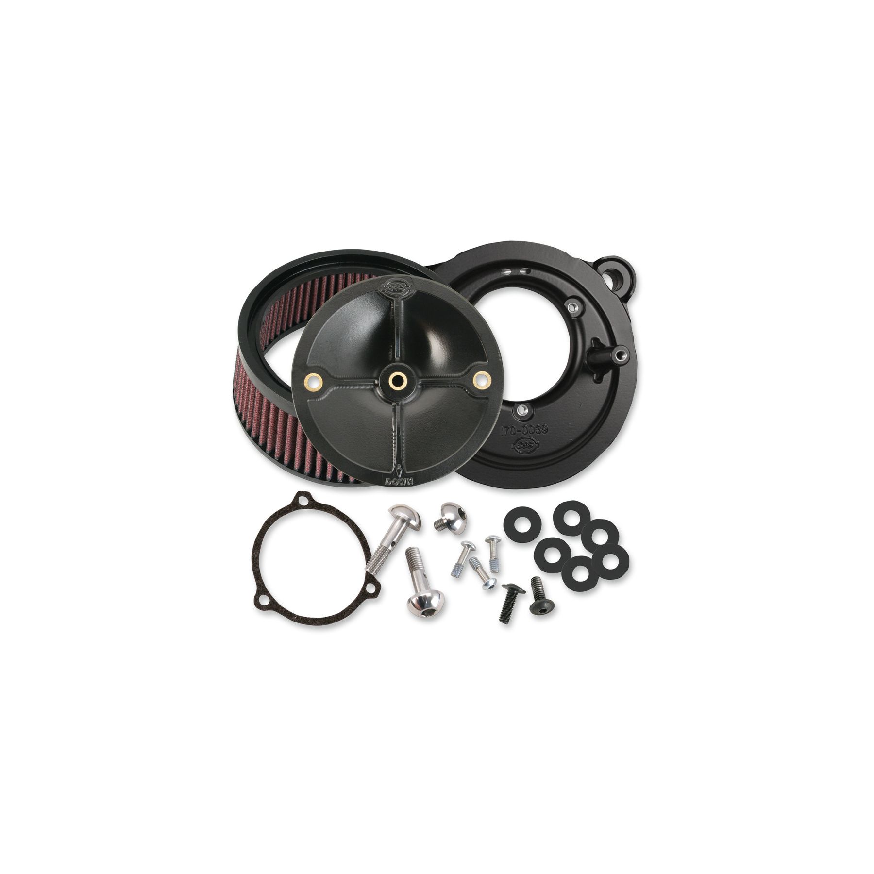 S&S Cycle S&S Cycle Stealth HOG 58mm Throttle Body Air Cleaner Kit For Harley Touring 2007-2016 - $195.95 at J&P Cycles