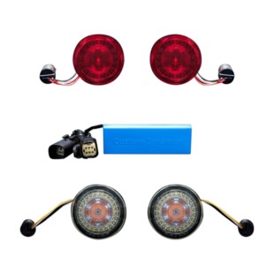 Custom Dynamics ProBEAM LED Turn Signal Conversion Kit For Harley 2009-2013