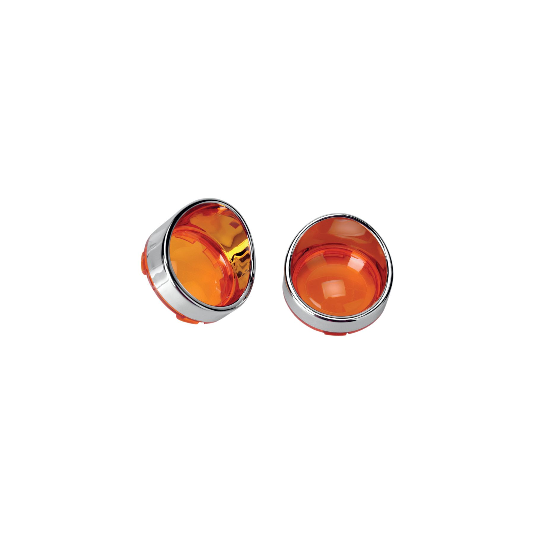 Drag Specialties Drag Specialties Visor Style Deuce Turn Signal Lenses For Harley 2000-2018 - $43.82 at J&P Cycles