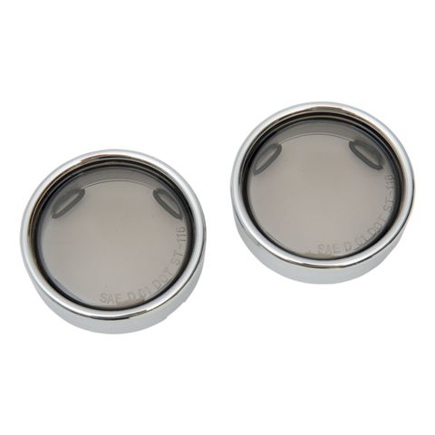 Drag Specialties Deep Dish Deuce Turn Signal Lenses For Harley 2000-2018