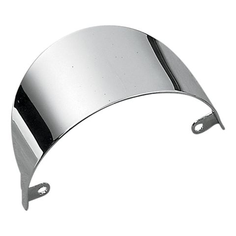 Drag Specialties Flat Style Front Turn Signal Visors For Harley FL 1986-2018