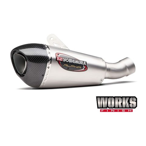 Yoshimura Alpha T Works Street Slip-On Exhaust Kawasaki Ninja 400 / Z400 2018-2023