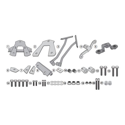 Givi SR1161 Top Case Rack Honda Africa Twin Adventure Sports 2018-2019