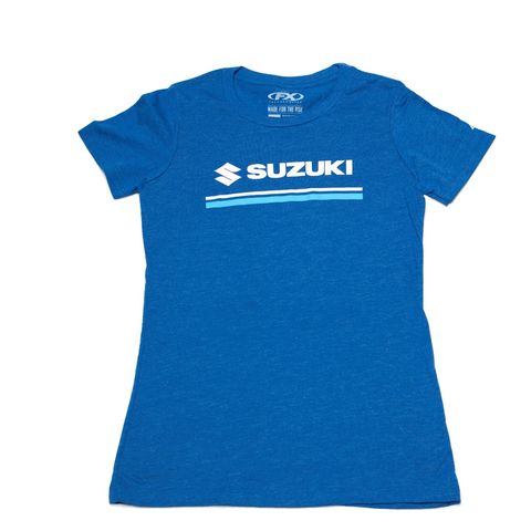 Factory Effex Suzuki Stripes Women's T-Shirt