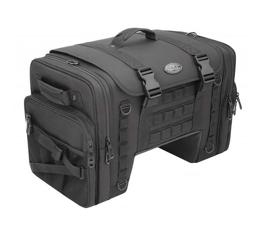 Saddlemen TS3200DE Tactical Deluxe Cruiser Tail Bag | JPCycles.com