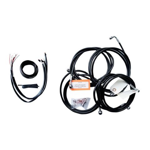 LA Choppers Handlebar Cable Brake Line And Wire Kit For Harley Softail w/ABS 2018-2025