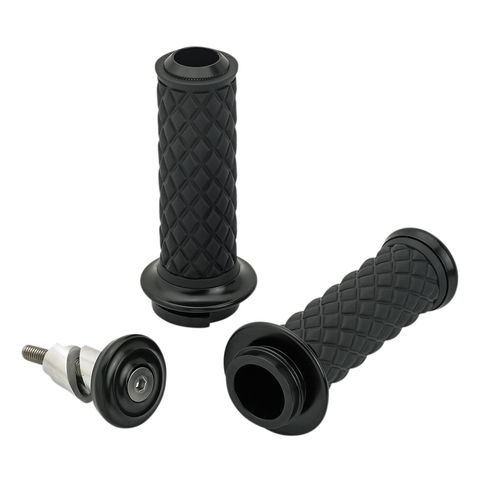 Biltwell Alumicore Grips For Harley With Throttle By Wire