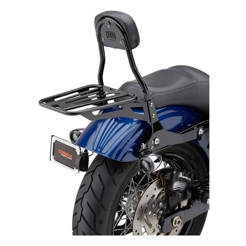 Cobra Round Detachable Backrest For Harley Dyna 2006-2017