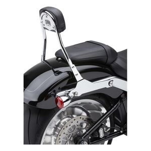 Cobra Round Detachable Backrest For Harley Softail FLFB / FXBR