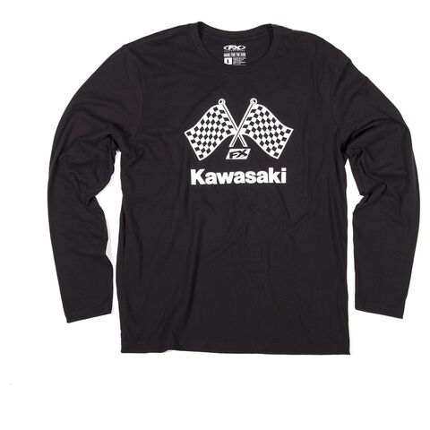Factory Effex Kawasaki Checker Long Sleeve T-Shirt