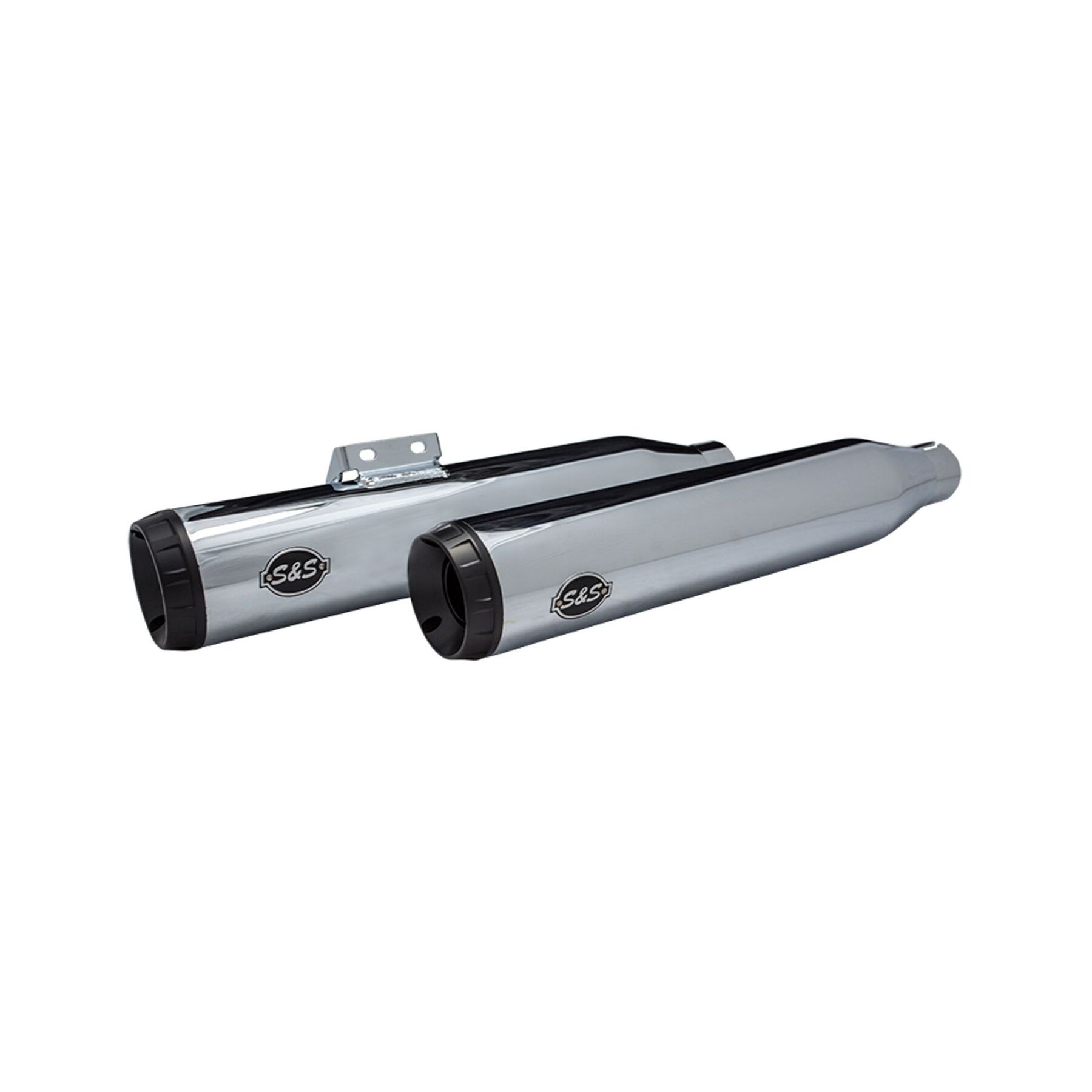 S&S Cycle S&S Cycle Grand National Slip-On Mufflers For Harley FLHC / FLDE 2018-2024 - $1231.95 at J&P Cycles