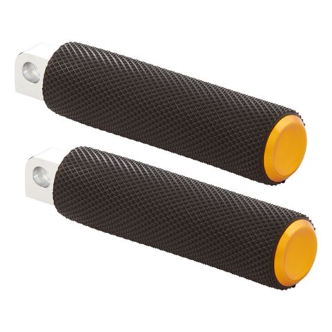 Arlen Ness Anodized Knurled Footpegs For Harley