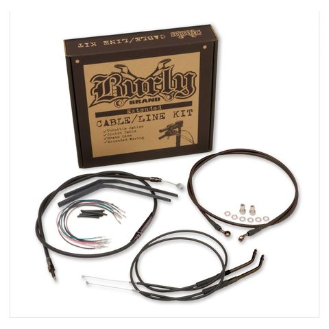 Burly T-Bar Cable Installation Kit For Harley Softail 2018-2023