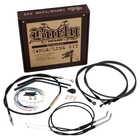 Burly T-Bar Cable Installation Kit For Harley Softail w/ABS 2018-2024