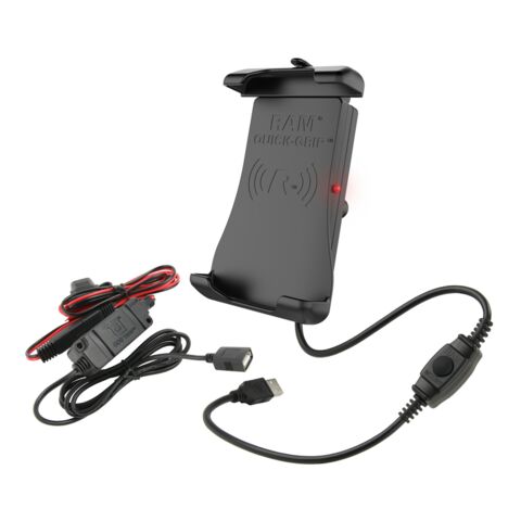 RAM Mounts Quick-Grip Holder With Wireless Charging Kit