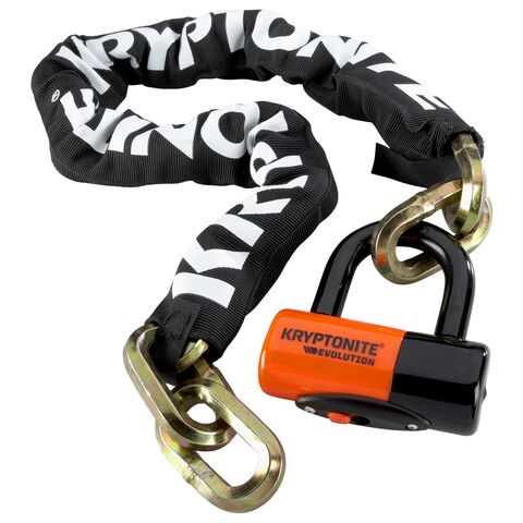 Kryptonite New York Chain With Evolution Disc Lock