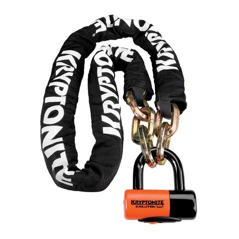 Kryptonite New York Chain With Evolution Disc Lock