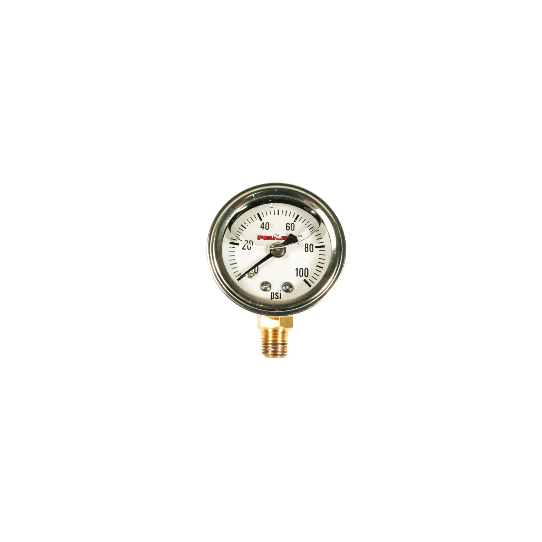 Feuling Feuling Liquid Filled Bottom Port Oil Pressure Gauge - $34.95 at RevZilla