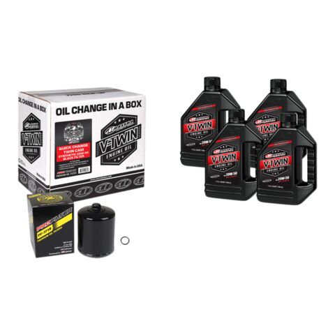 Maxima V-Twin Synthetic Oil Change Kit For Harley Twin Cam 1999-2017