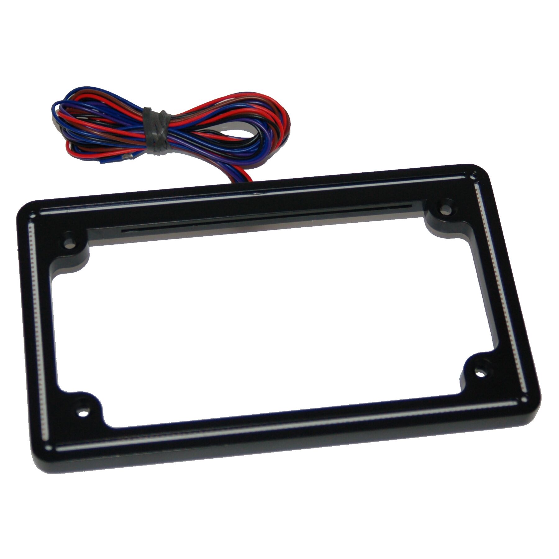 Letric Lighting Co. Perfect Plate License Plate Frame For Harley Touring CVO 2009-2013