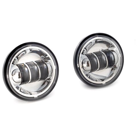 Letric Lighting Co. 4.5" LED Fog/Passing Lights For Indian 2014-2026