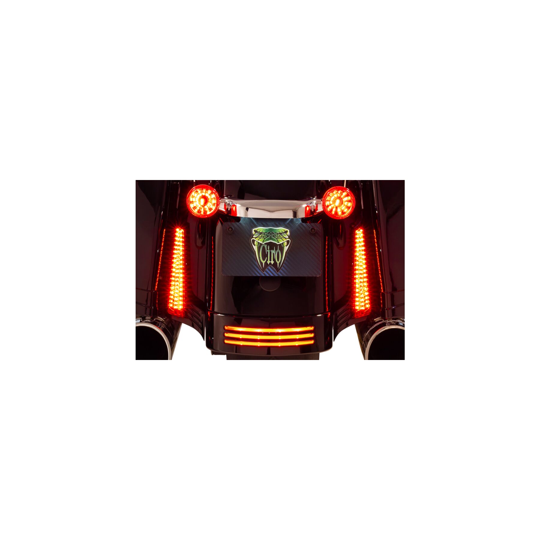 Ciro Ciro LED Filler Panel Accent Lights For Harley Touring 2014-2025 - $249.99 at J&P Cycles