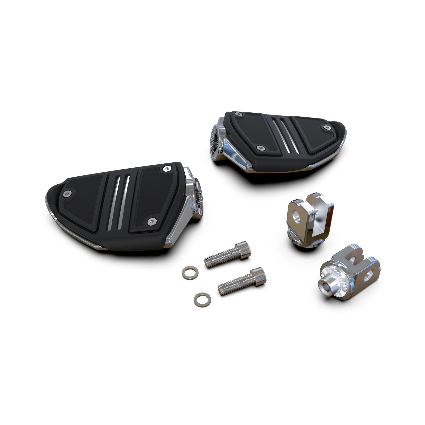 Ciro Ciro Twin Rail Passenger Footrests For Harley Softail 2018-2026 - $169.99 at J&P Cycles