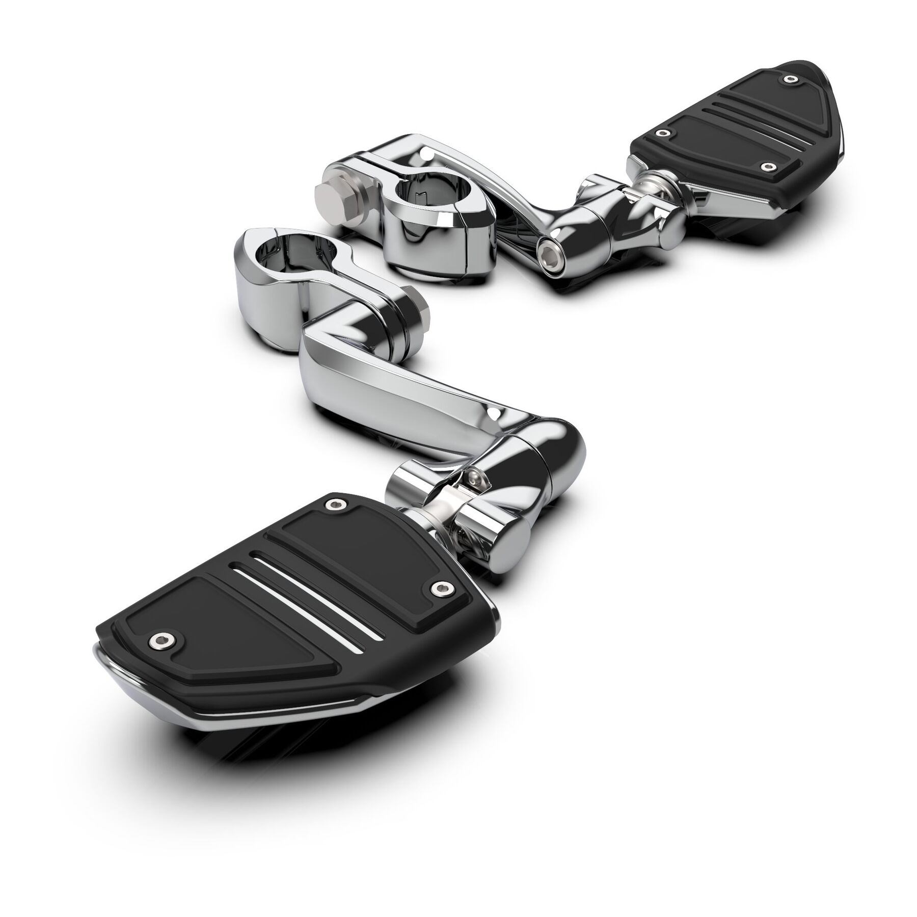 Ciro Ciro Twin Rail Highway Bar Footrests With Extended Arm - $349.99 at J&P Cycles