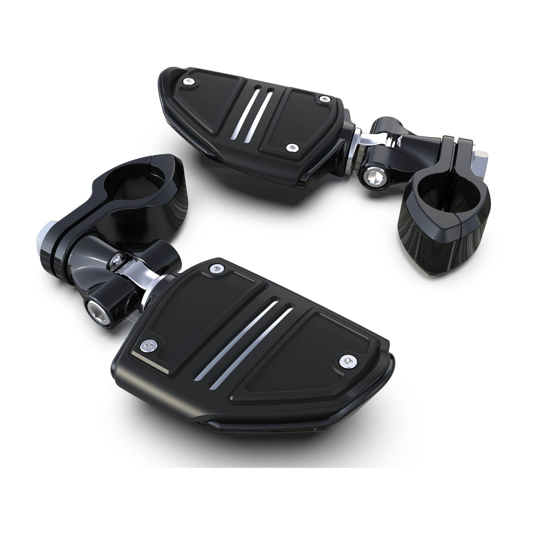 Ciro Ciro Twin Rail Footrests For 1 1/4 Highway Bar - $259.99 at J&P Cycles
