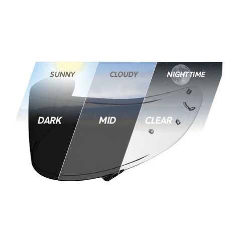 Shoei CWR-F2 Photochromic Face Shield