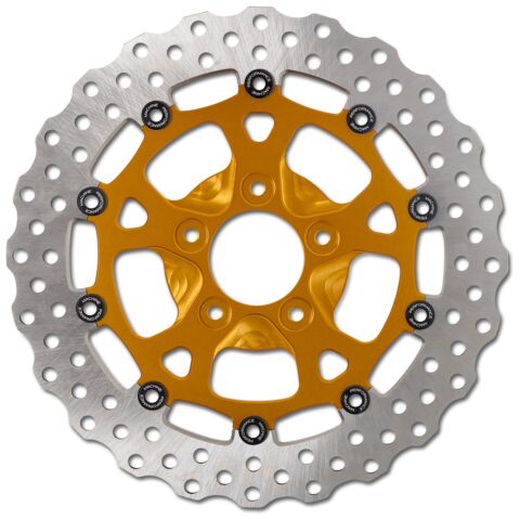 Performance Machine Dominator 11.8" Floating Rear Brake Rotor For Harley 2008-2023