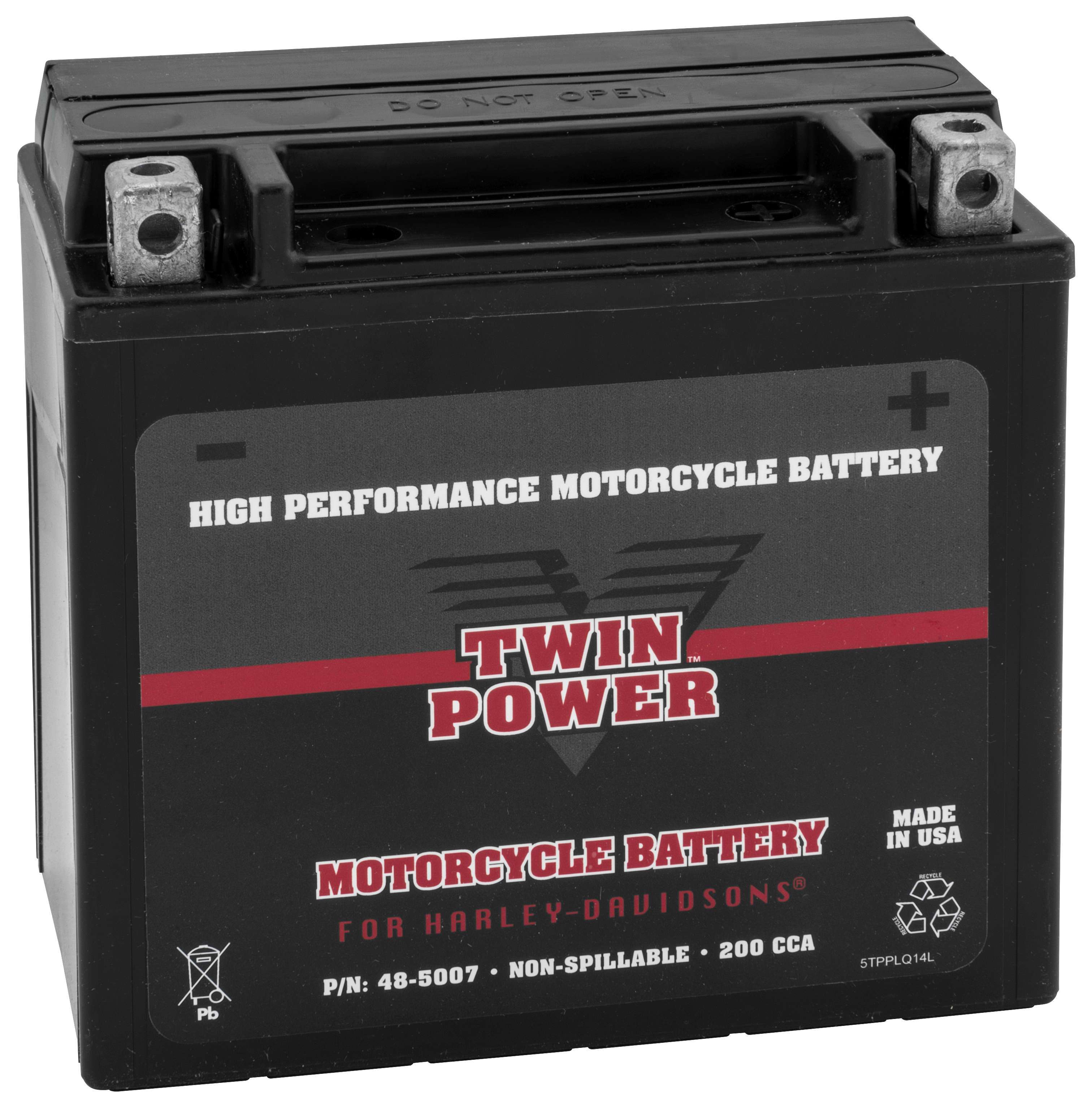 Twin Power High Performance Factory Activated AGM Battery For