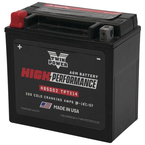 Twin Power High Performance Factory Activated AGM Battery For Harley V-Rod 2002-2007