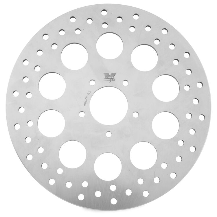 Twin Power Solid Hole Front Rotor For Harley 2006-2025