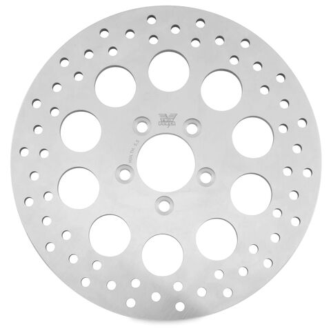 Twin Power Solid Hole Rear Rotor For Harley Touring 2008-2025