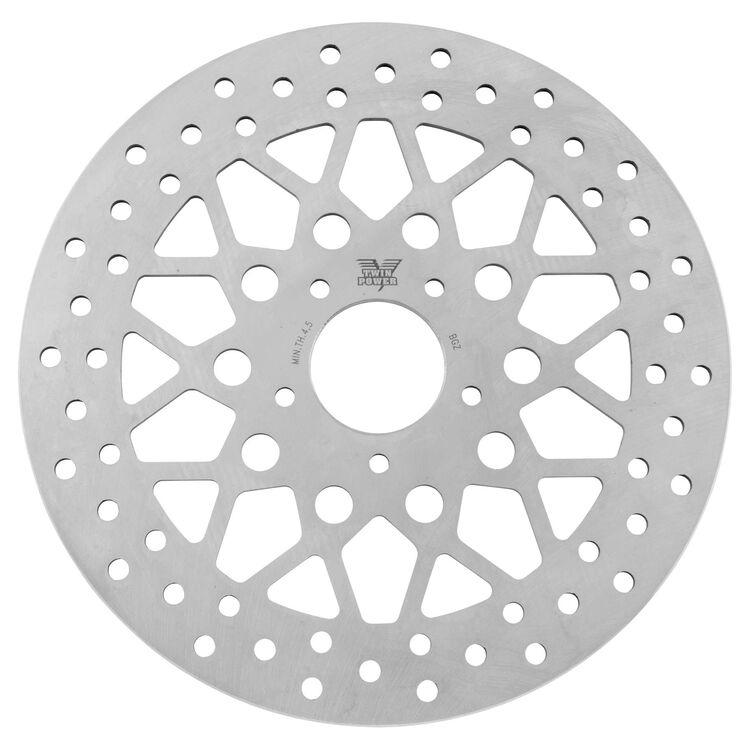 Twin Power Solid Mesh Front Rotor For Harley