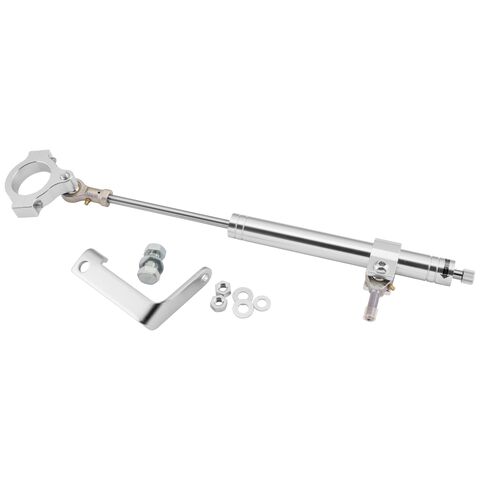 Twin Power Steering Damper Kit For Harley Dyna 1991-2005