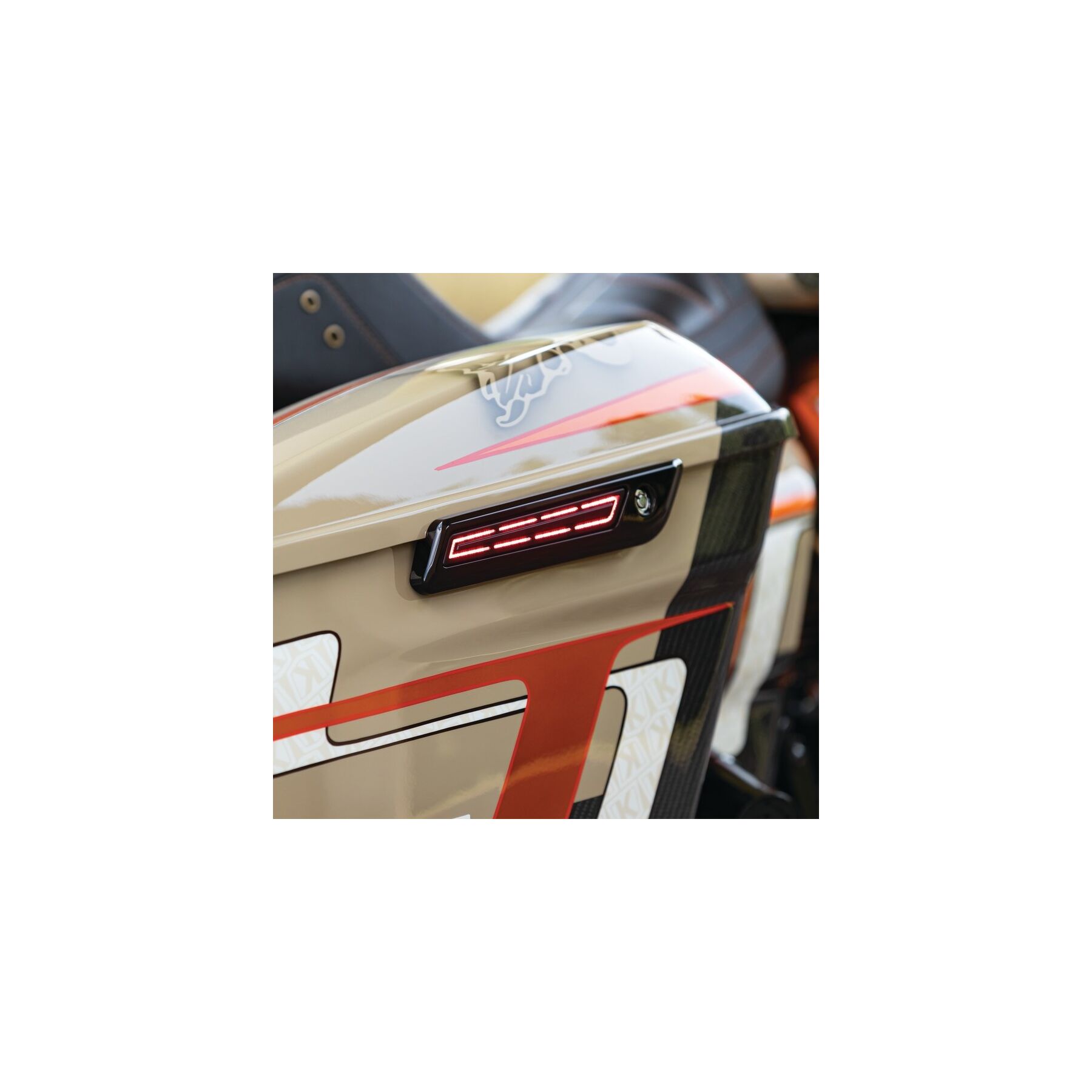 Kuryakyn Kuryakyn LED Saddlebag Hinge Accents For Harley Touring 2014-2025 - $242.99 at RevZilla