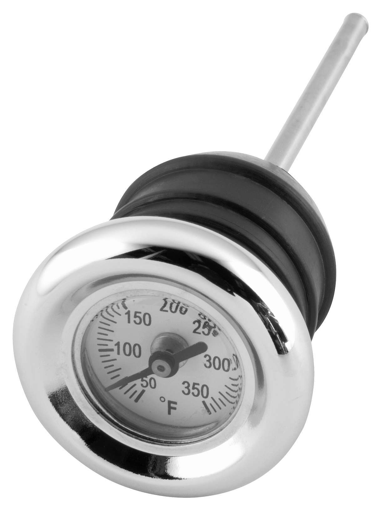 Biker's Choice Oil Tank Dipstick Temperature Gauge For Harley